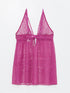 LC Waikiki V-Neck Lace Strap Babydoll